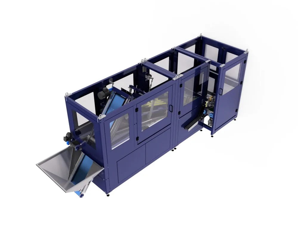 Automatic packing machine for underfloor heating clips