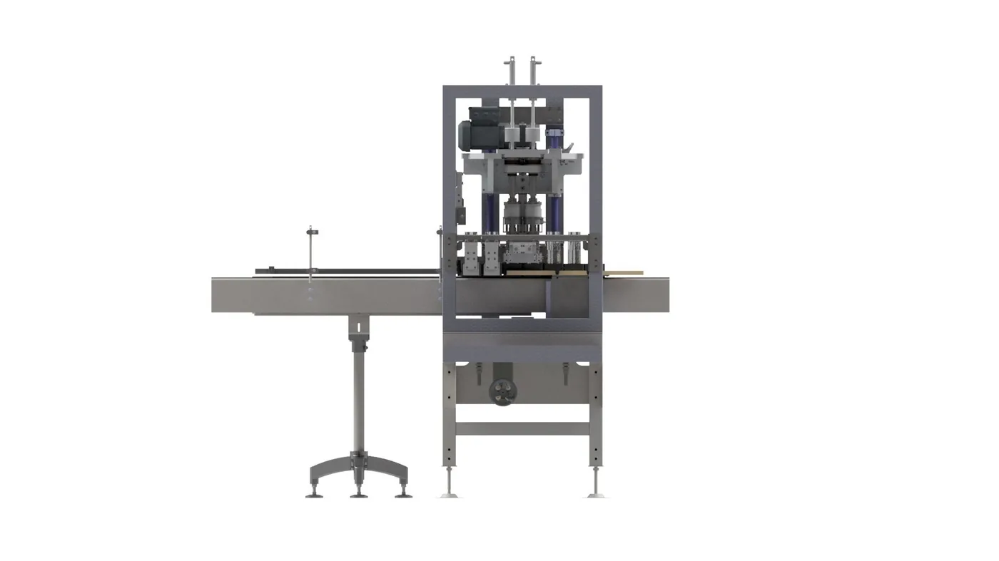 Visualisation of a capping machine for bottles and containers working in an Ex zone